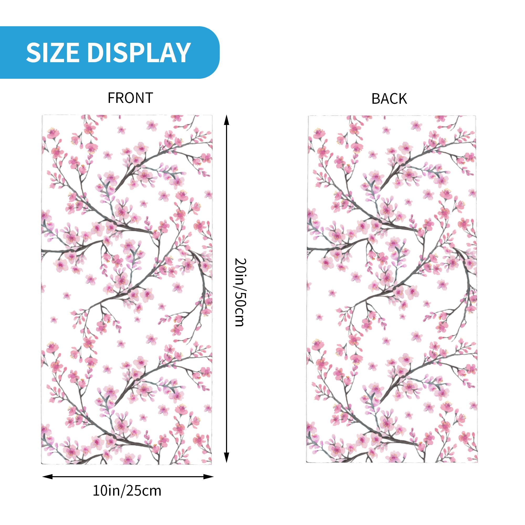 Japan Sakura Cherry Blossoms w - Neck Gaiter Face Cover ulasan dan harga