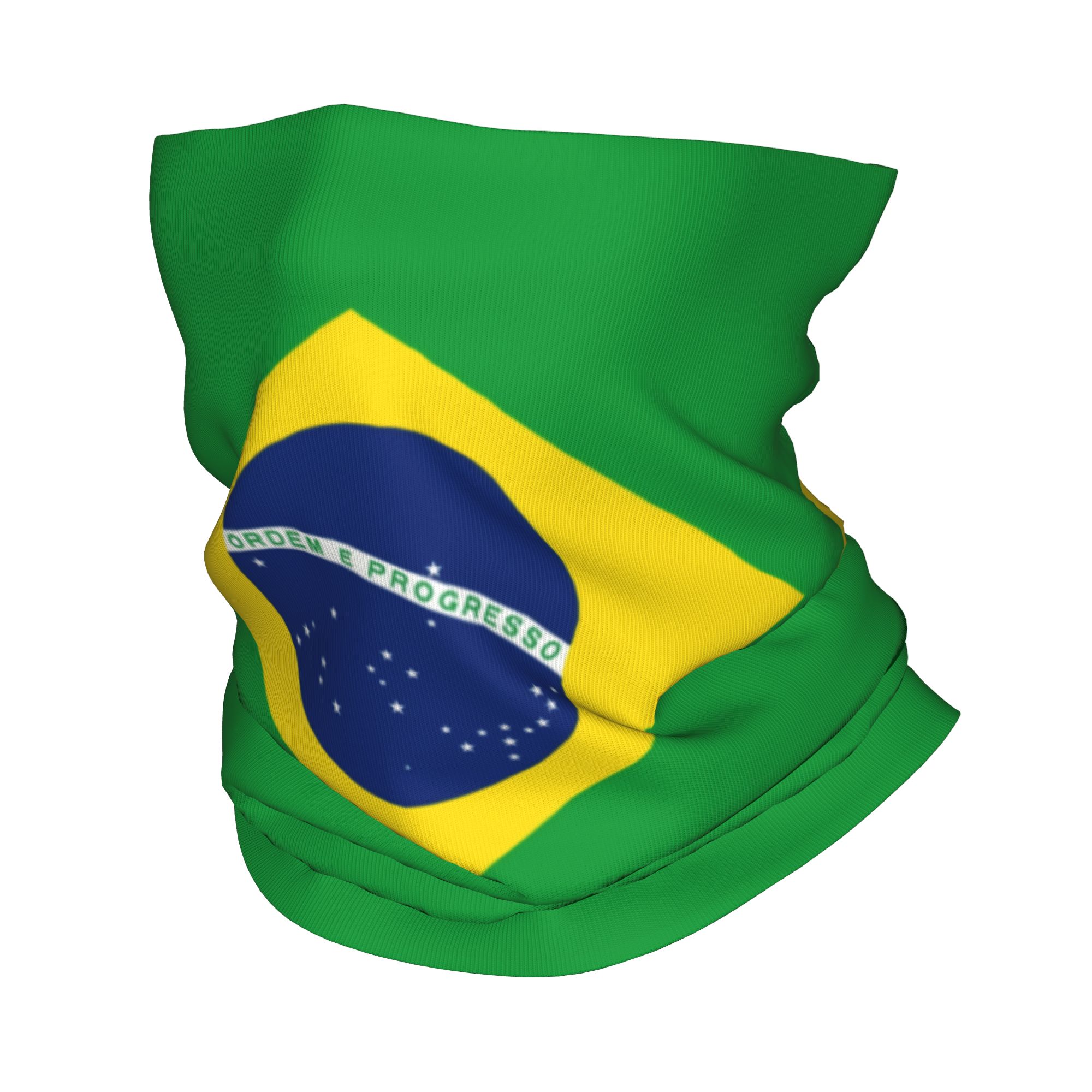 Custom Brazil Flag Bandana Nec - Neck Gaiter Face Cover ulasan dan harga