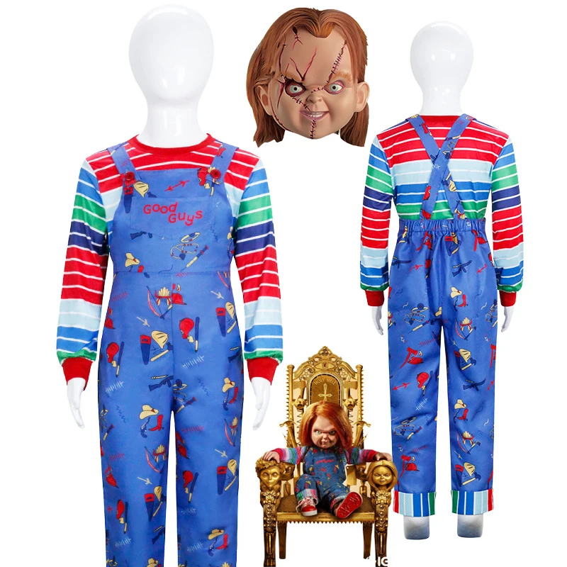 2025Anime Scary Child is Play  - Kids Face Mask ulasan dan harga