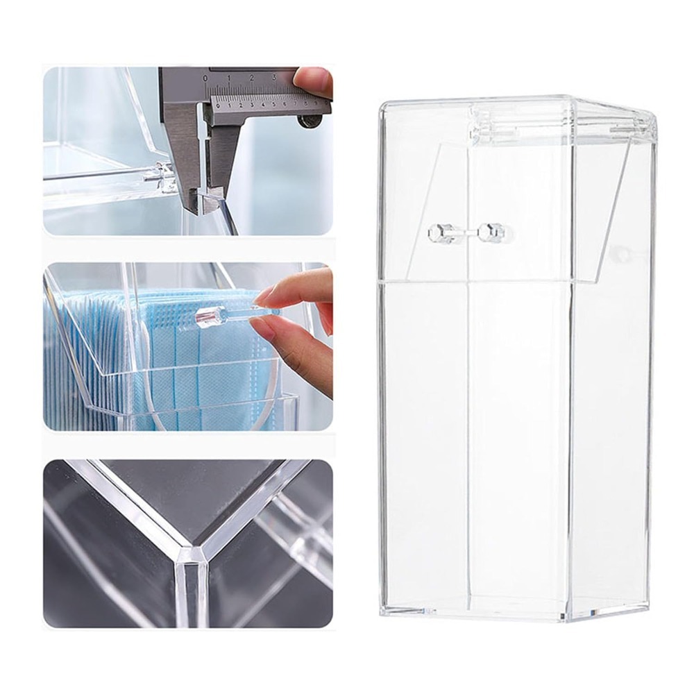 With Lid Face Mask Dispenser V - Face Mask Storage Box ulasan dan harga