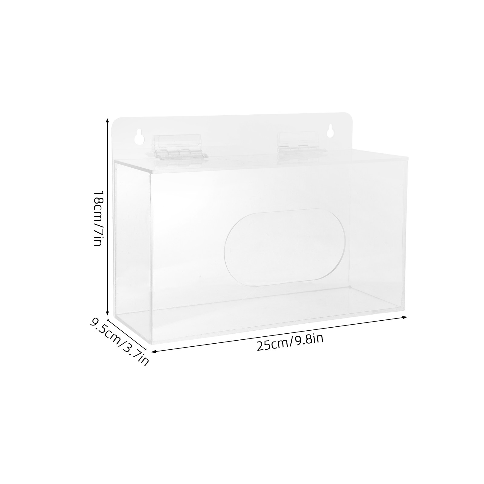 Acrylic Face Mask Organizer Wa - Face Mask Storage Box ulasan dan harga