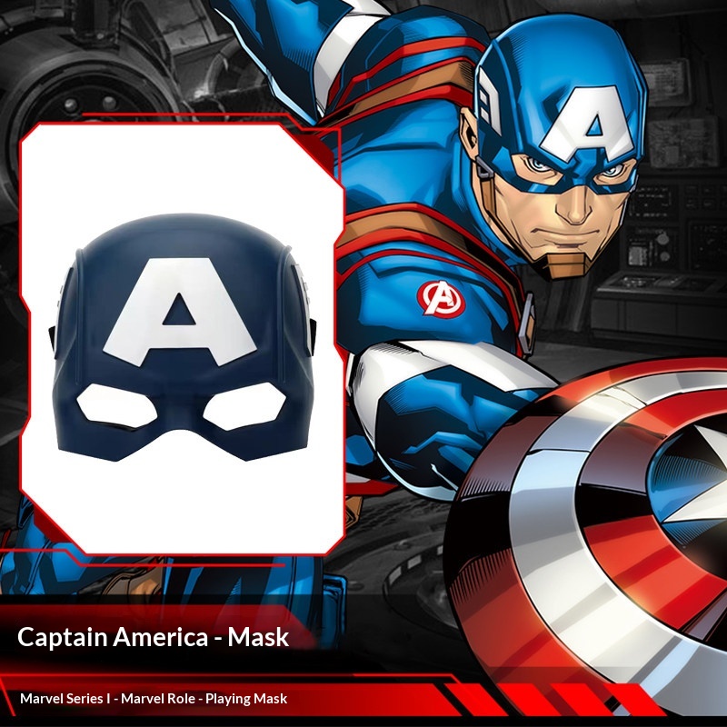 ZD Marvel Captain America Mask - Kids Face Mask ulasan dan harga